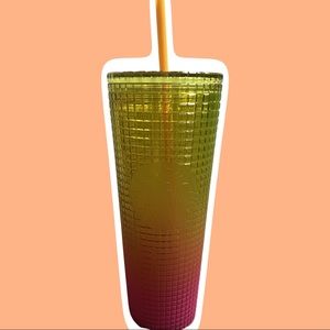 Starbucks 2022 Summer Gradient Yellow/Pink Tumbler - Venti